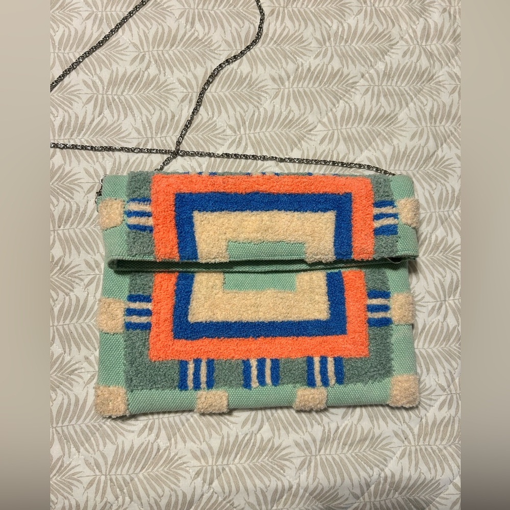 Colorful Geometric Clutch